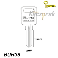 Expres 081 - klucz surowy mosiężny - BUR38